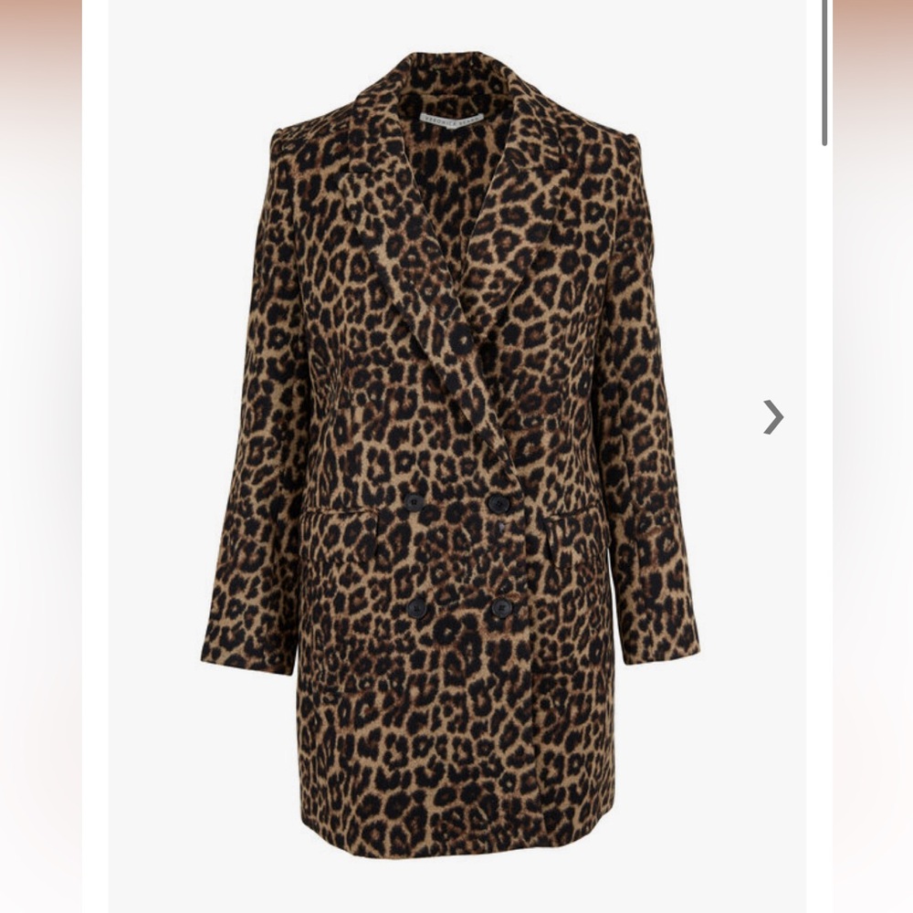⭐️Veronica Beard Dickey Leopard Print Senna Coat⭐️ size tag removed